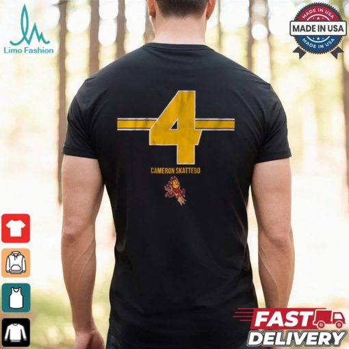 ASU Football Cameron Skattebo 4 Stripe Shirt