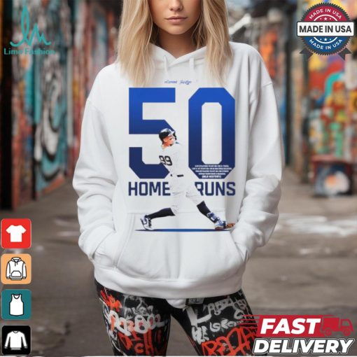 Aaron Judge 50 Home Runs New York Yankees Shirt