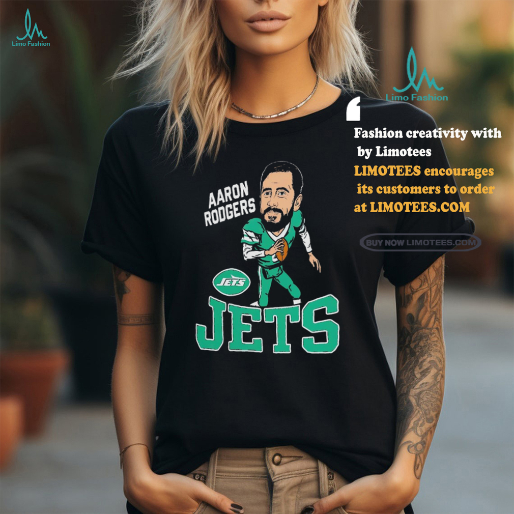 Aaron Rodgers New York Jets Caricature Player Shirt Aaron Rodgers New York Jets Caricature Player Shirt