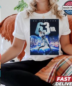 Aaron judge is on pace to break the al home run record shirt