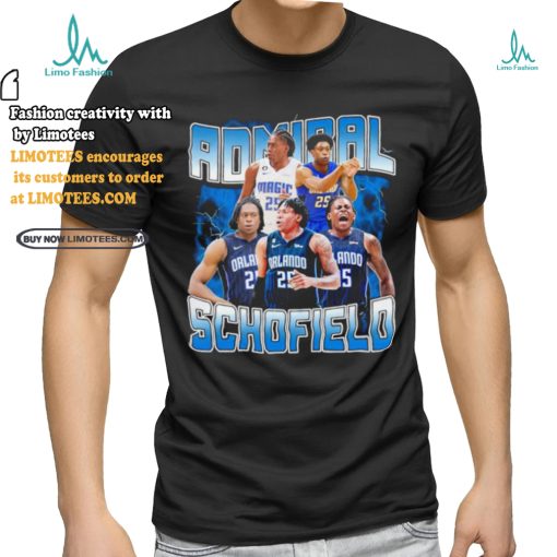 Admiral Schofield basketball player lightning vintage shirt