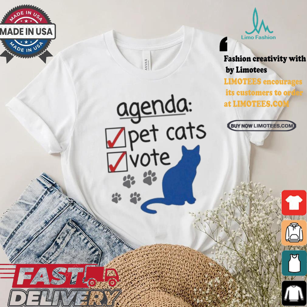 Agenda Vote & Pet Cats Kamala Harris For President Vote Blue Childless Cat Lady 2024 T shirt Agenda Vote & Pet Cats Kamala Harris For President Vote Blue Childless Cat Lady 2024 T shirt