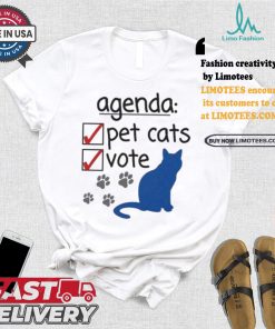 Agenda Vote & Pet Cats Kamala Harris For President Vote Blue Childless Cat Lady 2024 T shirt, hoodie, sweater, long sleeve and tank top Agenda Vote & Pet Cats Kamala Harris For President Vote Blue Childless Cat Lady 2024 T shirt