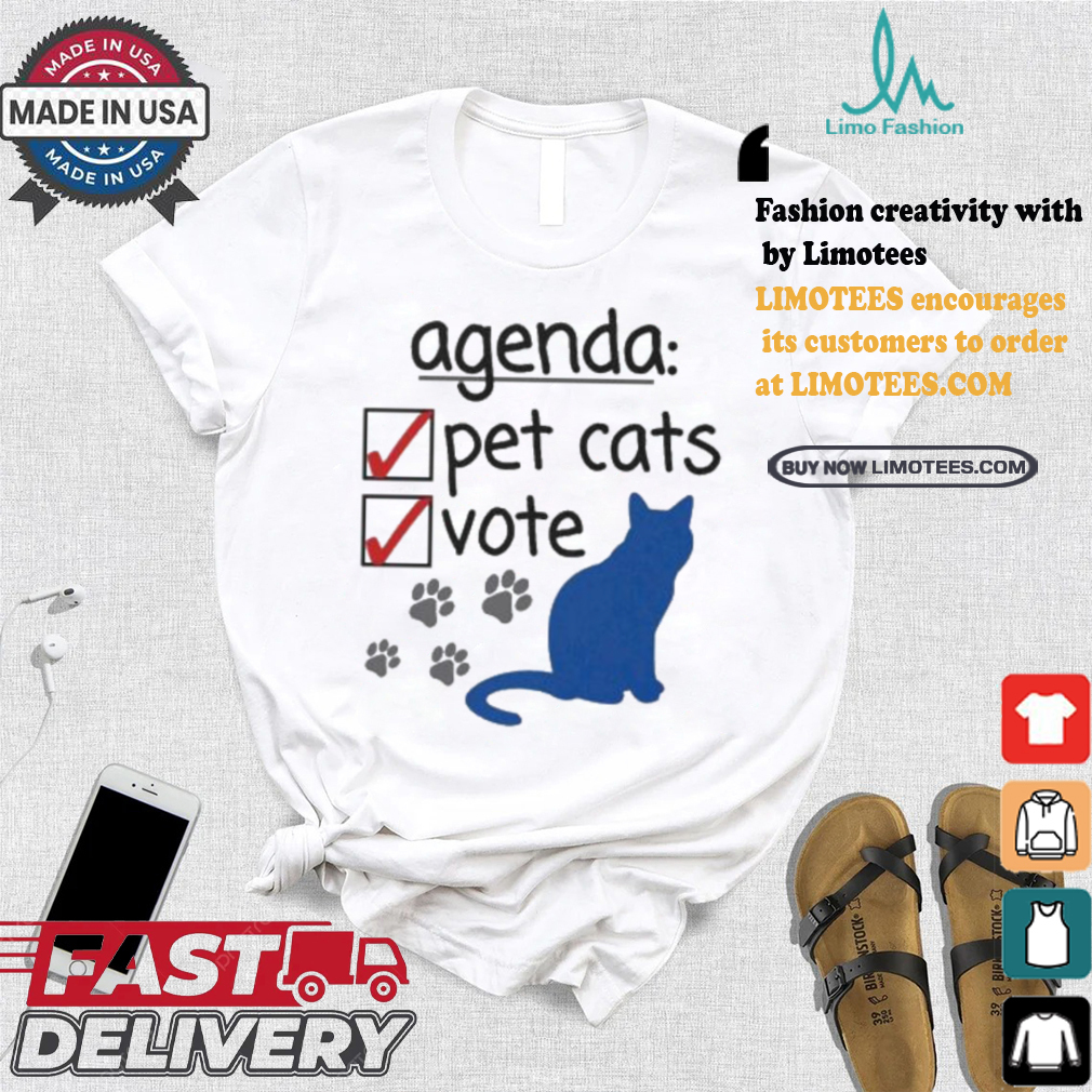 Agenda Vote & Pet Cats Kamala Harris For President Vote Blue Childless Cat Lady 2024 T shirt Agenda Vote & Pet Cats Kamala Harris For President Vote Blue Childless Cat Lady 2024 T shirt