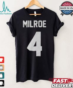 Alabama Football Jalen Milroe 4 Shirsey T shirt Alabama Football Jalen Milroe 4 Shirsey T shirt