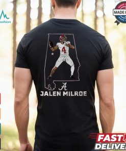 Alabama Football Jalen Milroe State Star Shirt