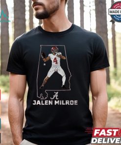 Alabama Football Jalen Milroe State Star Shirt