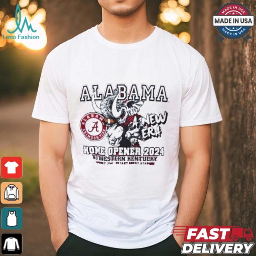 Alabama Home Opener vs.Western Kentucky Home Opener 2024 Saban Field T Shirt