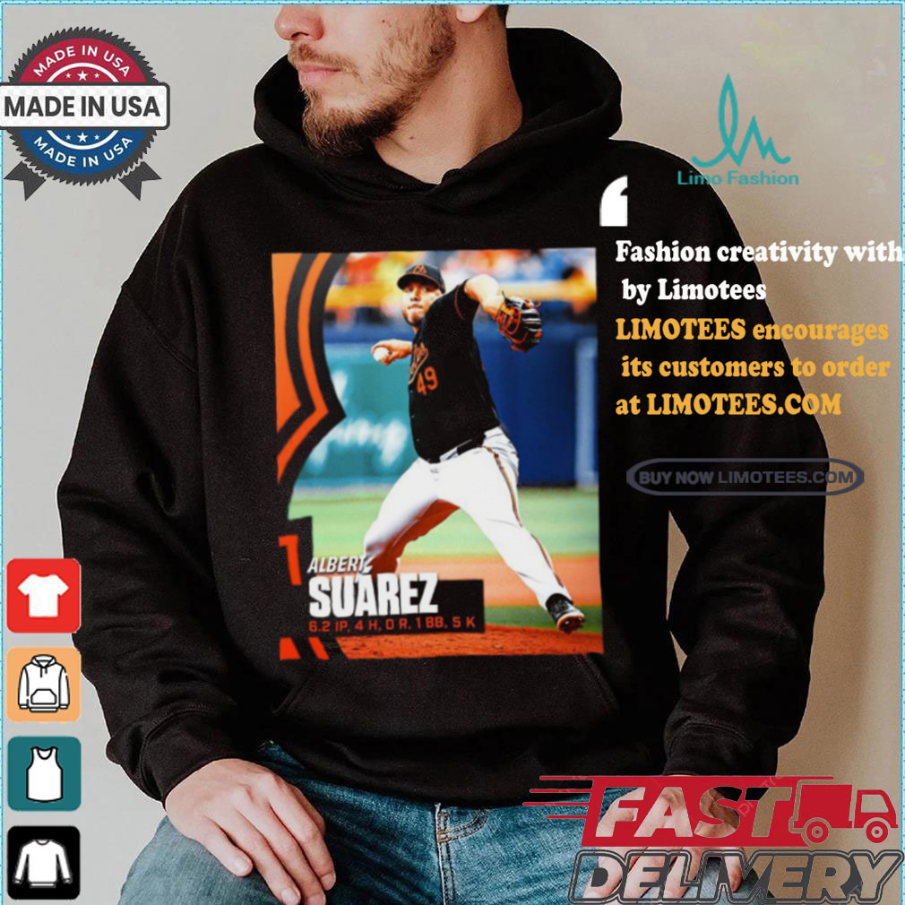 Albert Suárez a new career 6.2 ip 4 h 0 r 1 bb 5 k shirt Albert Suárez a new career 6.2 ip 4 h 0 r 1 bb 5 k shirt