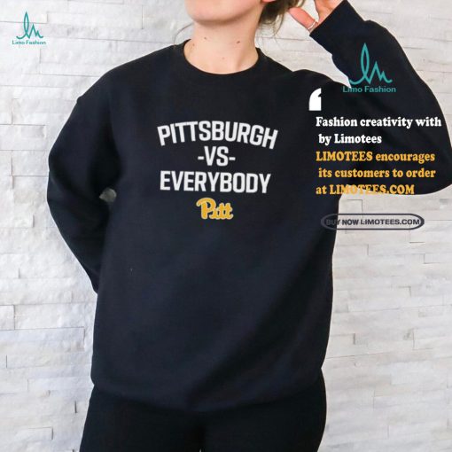 Alex Kline Wearing Pittsburgh Vs Everybody Pitt Shirt