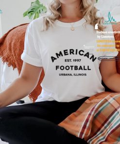 American Football American Est. 1997 Football Urbana Illinios Tee shirt