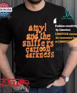 Amyl And The Sniffers Cartoon Darkness T shirt