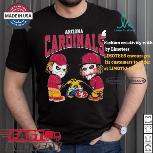 Arizona Cardinals NFL Halloween Peeing Funny Shirt