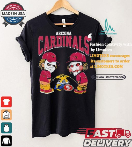 Arizona Cardinals NFL Halloween Peeing Funny Shirt