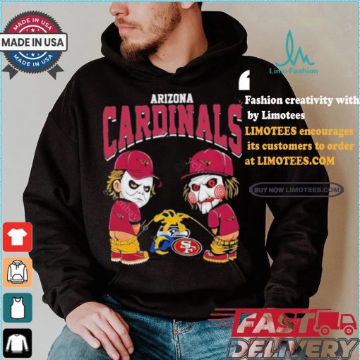 Arizona Cardinals NFL Halloween Peeing Funny Shirt