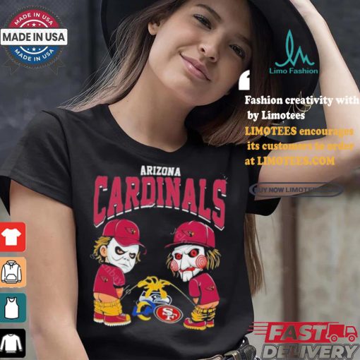 Arizona Cardinals NFL Halloween Peeing Funny Shirt