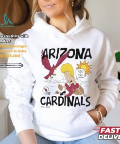 Arizona Cardinals NFL x Homage x Beavis and Butt Head Unisex Tri Blend T Shirt