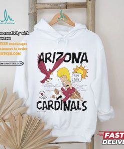 Arizona Cardinals NFL x Homage x Beavis and Butt Head Unisex Tri Blend T Shirt