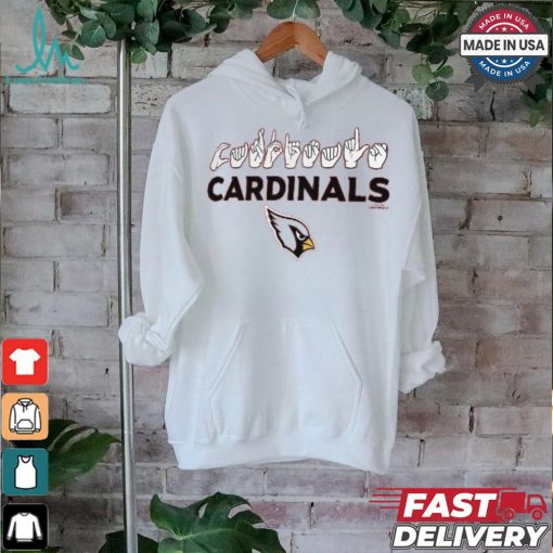 Arizona Cardinals The NFL ASL Collection by Love Sign American Sign Language T Shirt