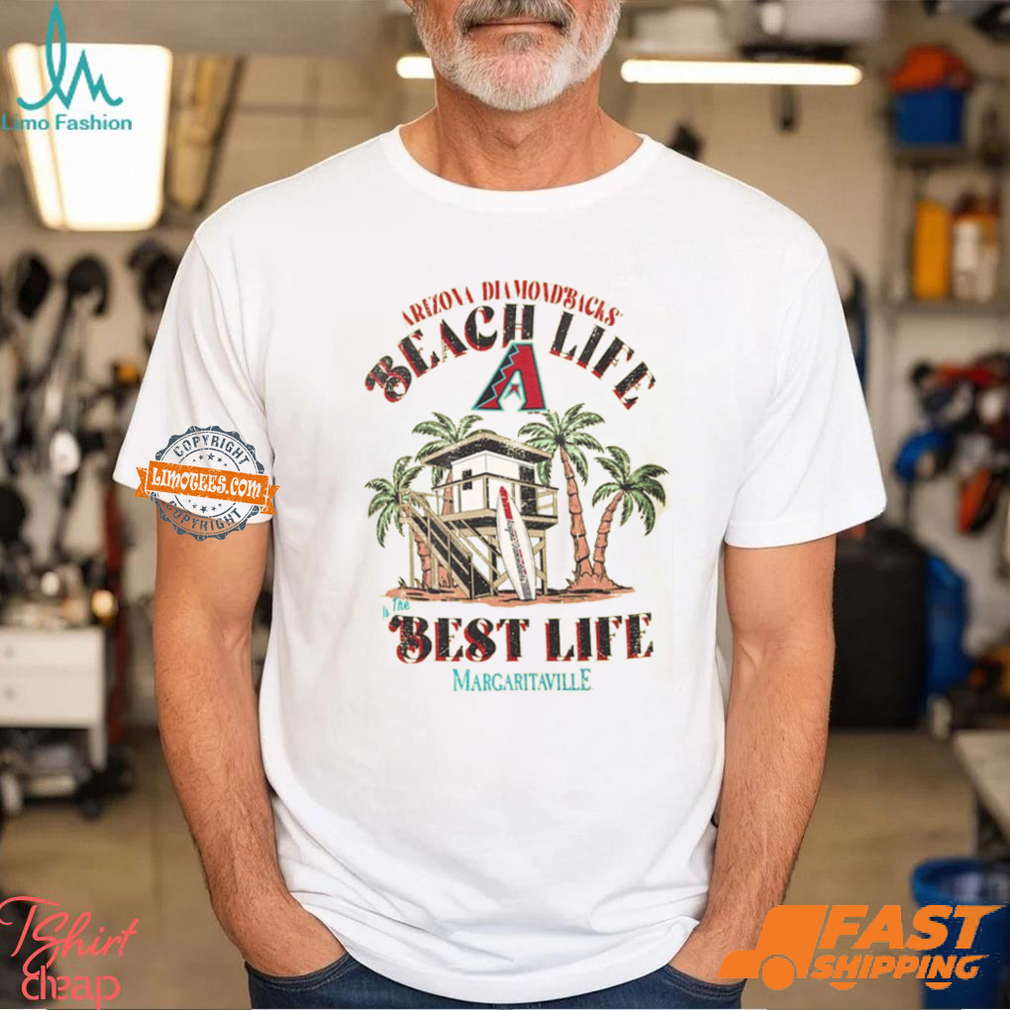 Arizona Diamondbacks Beach Hut Graphic T Shirt Arizona Diamondbacks Beach Hut Graphic T Shirt