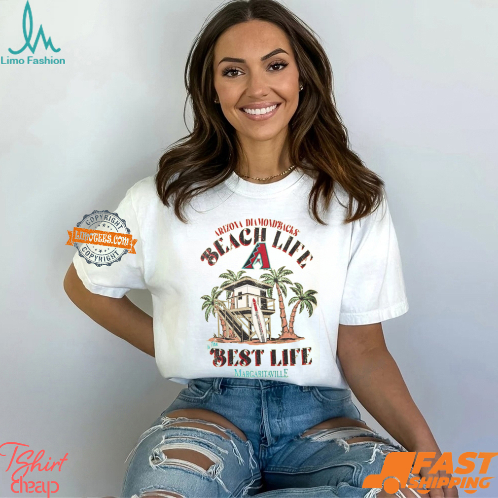 Arizona Diamondbacks Beach Hut Graphic T Shirt Arizona Diamondbacks Beach Hut Graphic T Shirt