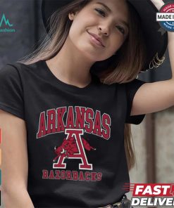 Arkansas razorbacks black classic oversized logo short sleeve fashion t shirt, hoodie, sweater, long sleeve and tank top Arkansas razorbacks black classic oversized logo short sleeve fashion t shirt