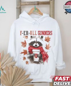 Arsenal Raccoon Fan F er all Gunners In Fall Season T shirt