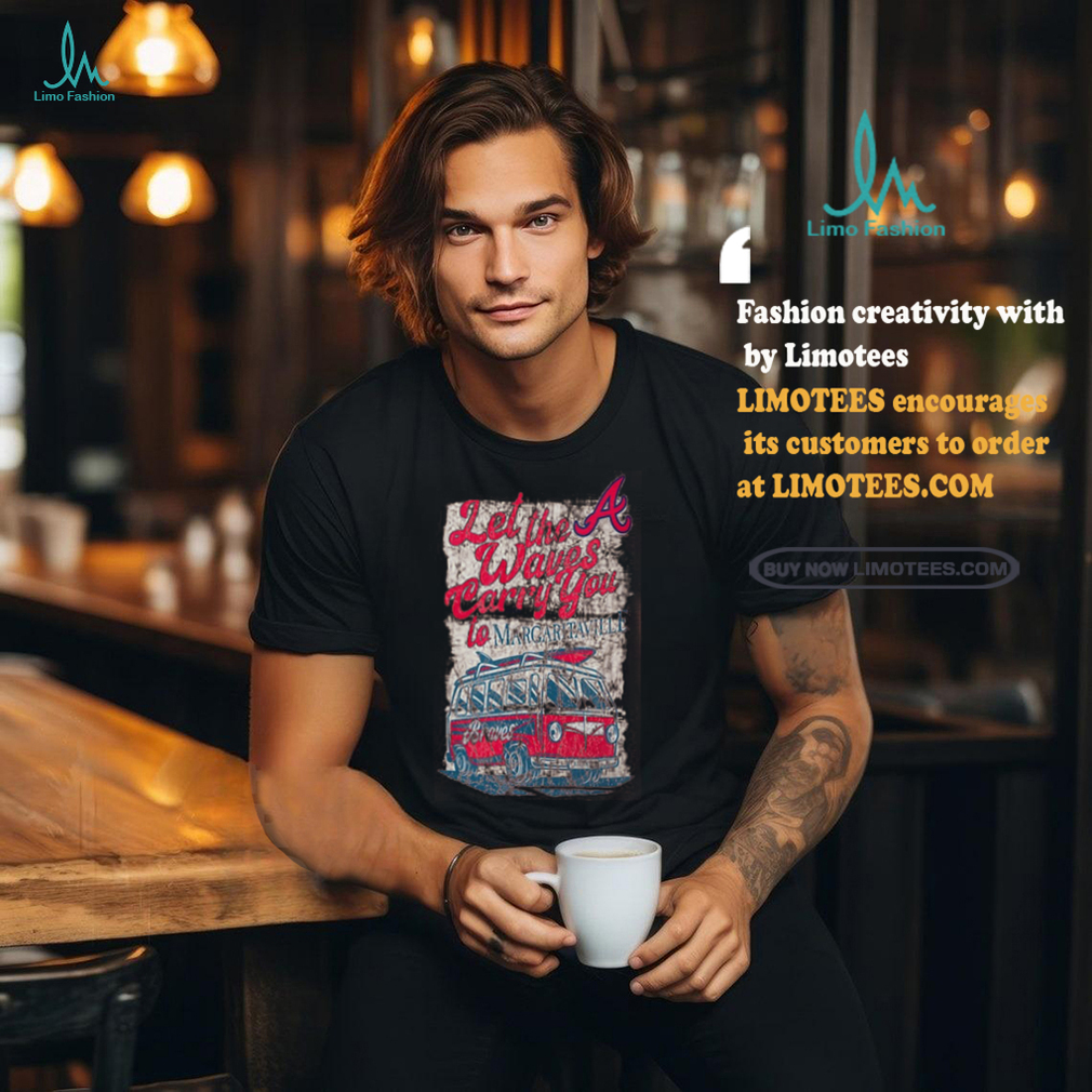 Atlanta Braves Margaritaville Bus Waves Graphic T Shirt Atlanta Braves Margaritaville Bus Waves Graphic T Shirt