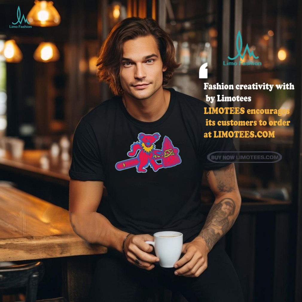 Atlanta Braves style bear Grateful Dead Shirt Atlanta Braves style bear Grateful Dead Shirt