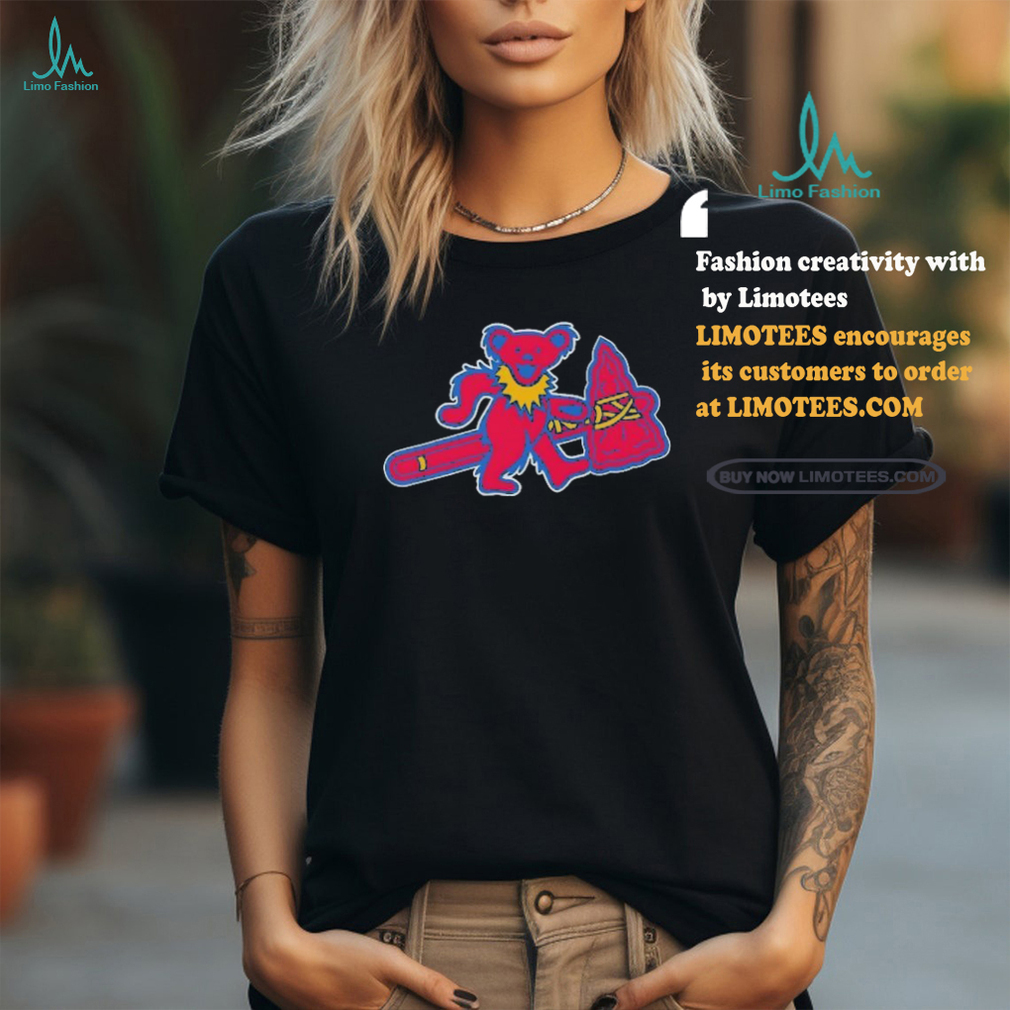 Atlanta Braves style bear Grateful Dead Shirt Atlanta Braves style bear Grateful Dead Shirt