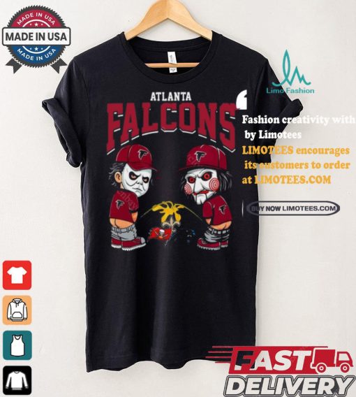 Atlanta Falcons NFL Halloween Peeing Funny Shirt