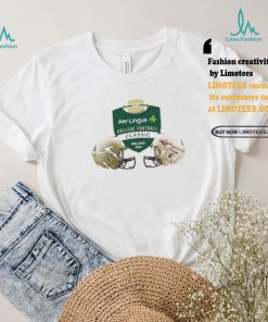 August 2024 Aer Lingus College Football Classic Georgia Tech Football and Florida State Seminoles Helmet Shirt