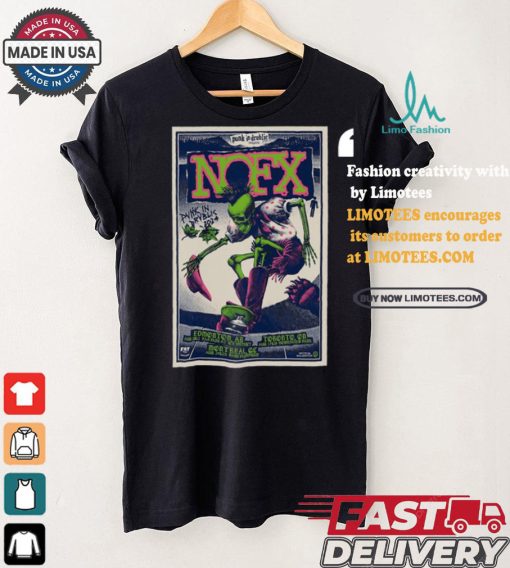 August 24 25 2024 NOFX Punk in Drublic Concert Poster Artwork shirt