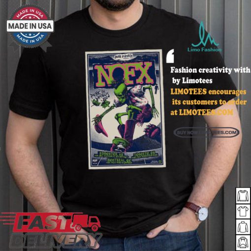 August 24 25 2024 NOFX Punk in Drublic Concert Poster Artwork shirt