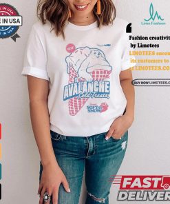 Avalanche Cold Treats Served Soft As Snow T shirt