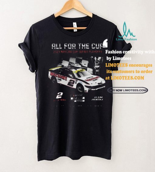 Awesome Men’s Austin Cindric Team Penske Black 2024 NASCAR Cup Series Playoffs Discount Tire T Shirt