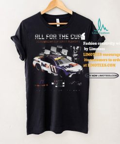 Awesome Men’s Denny Hamlin Joe Gibbs Racing Team Collection Black 2024 NASCAR Cup Series Playoffs FedEx T Shirt
