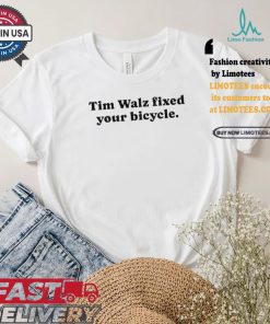 Awesome Tim Walz Fixed Your Bicycle Shirt
