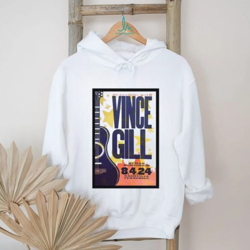 Awesome Tour poster vince gill in nashville tn on august 4 2024 shirt