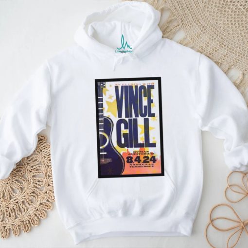 Awesome Tour poster vince gill in nashville tn on august 4 2024 shirt