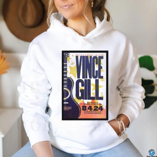 Awesome Tour poster vince gill in nashville tn on august 4 2024 shirt
