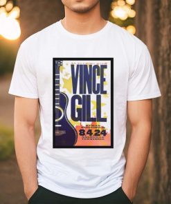 Awesome Tour poster vince gill in nashville tn on august 4 2024 shirt