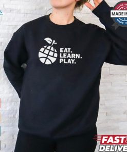 Ayesha Curry Wearing Eat Learn Play t shirt