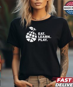 Ayesha Curry Wearing Eat Learn Play t shirt