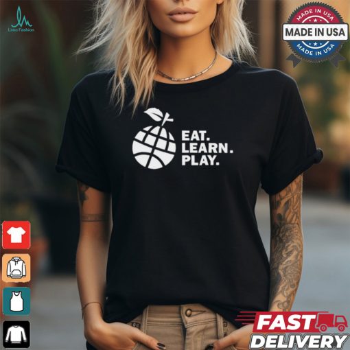 Ayesha Curry Wearing Eat Learn Play t shirt