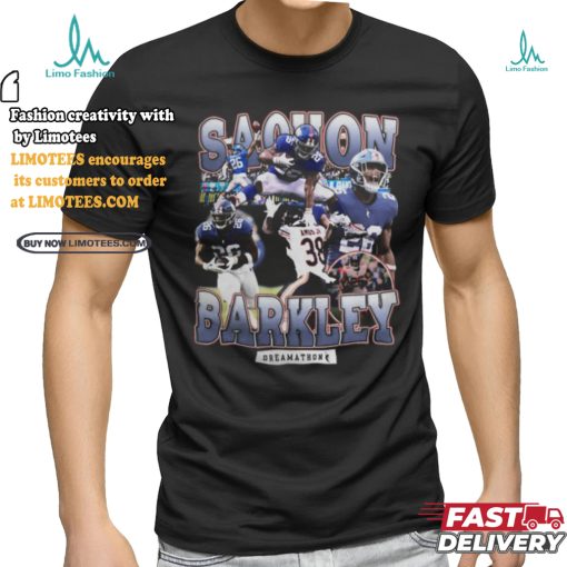 BEST Sterling Shepard Wearing Saquon Barkley Shirt
