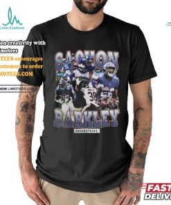 BEST Sterling Shepard Wearing Saquon Barkley Shirt