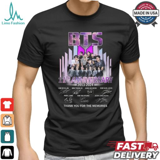 BTS thank you for the memories shirt