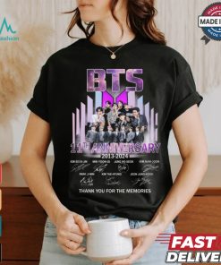 BTS thank you for the memories shirt
