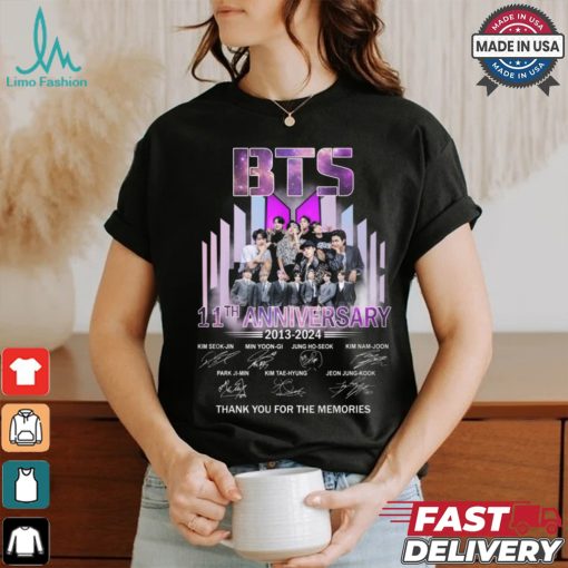 BTS thank you for the memories shirt